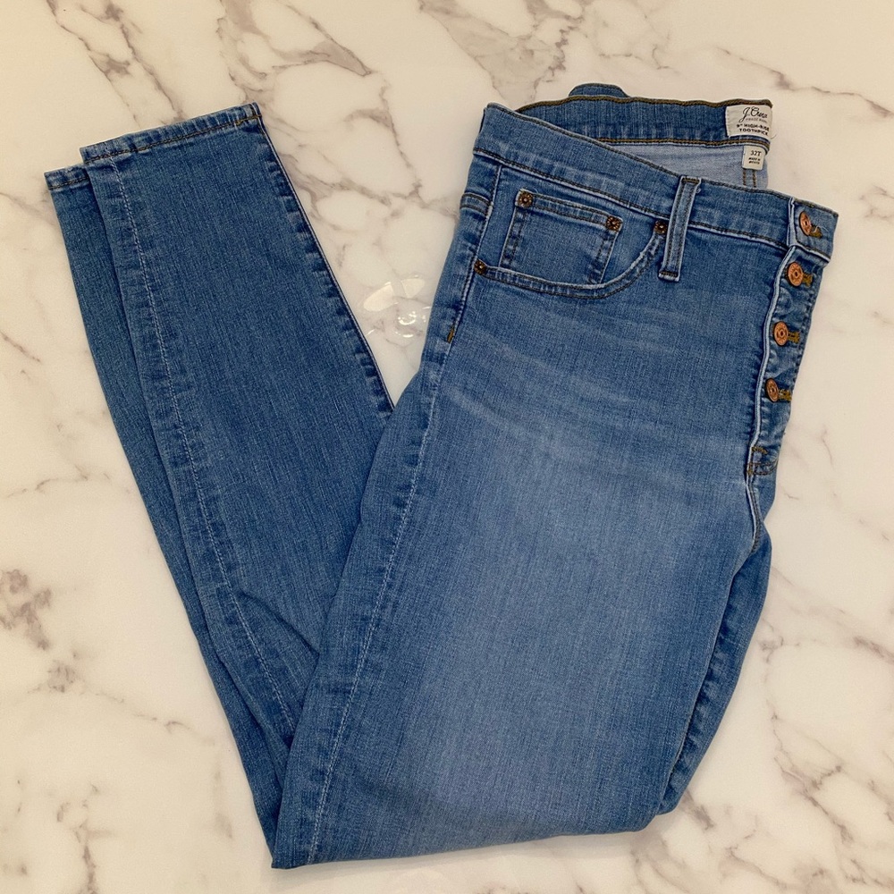 9” High-Rise Toothpick J. Crew Jeans NWT BNWT